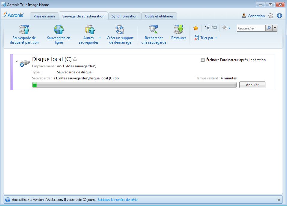 acronis_sauvegarde_encours